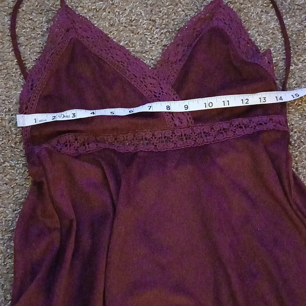 Flying Tomato Burgundy Wine Boho Mini Dress Size Medium - Picture 13 of 16